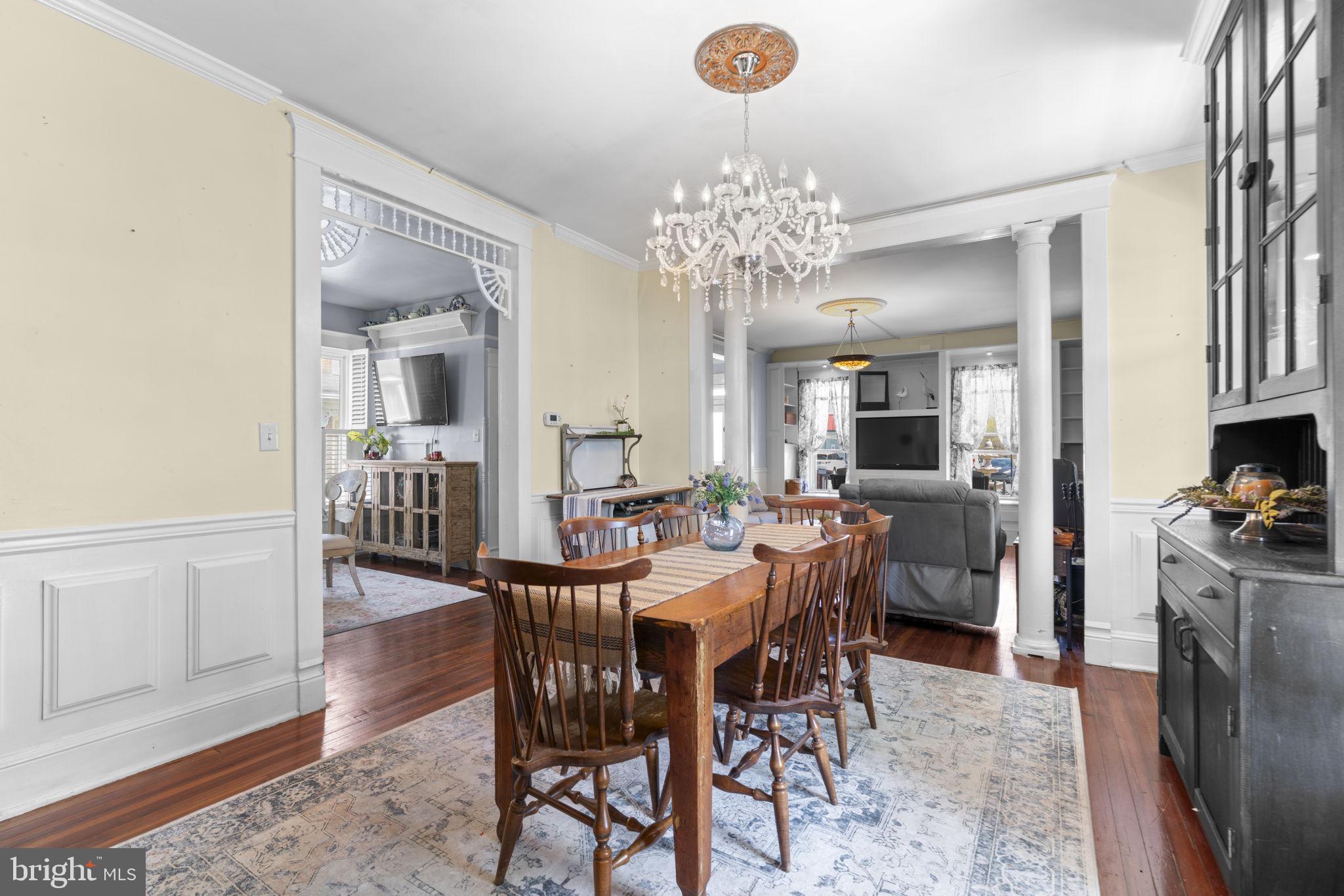 1916 Hanover Pike Hampstead, MD 21074 - Photo 13 of 46 a view of a dining room with furniture and wooden floor