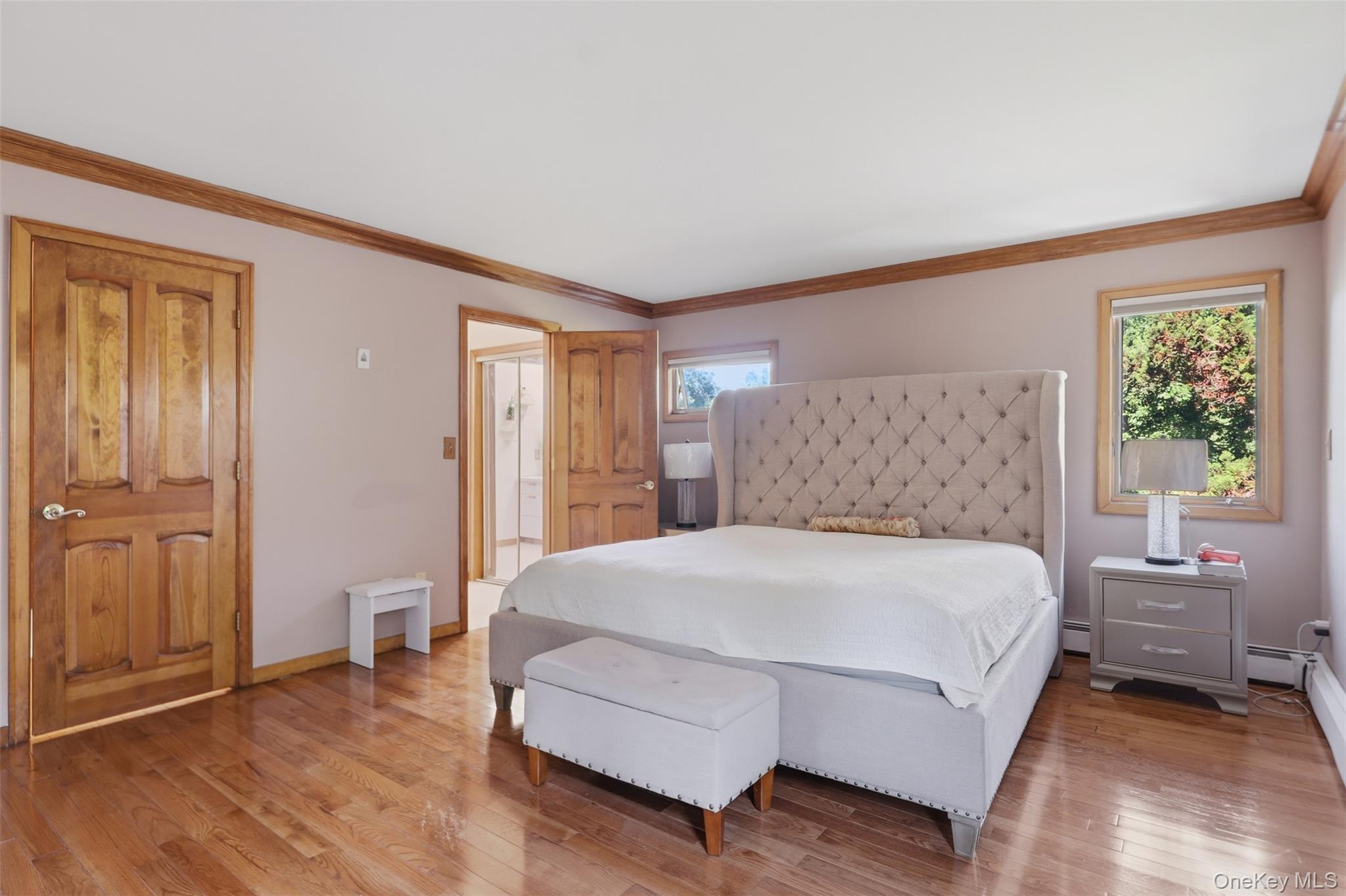 985 Craigville Road Chester, NY 10918 - Photo 20 of 36 Hardwood flooring with natural wood trim and doors
