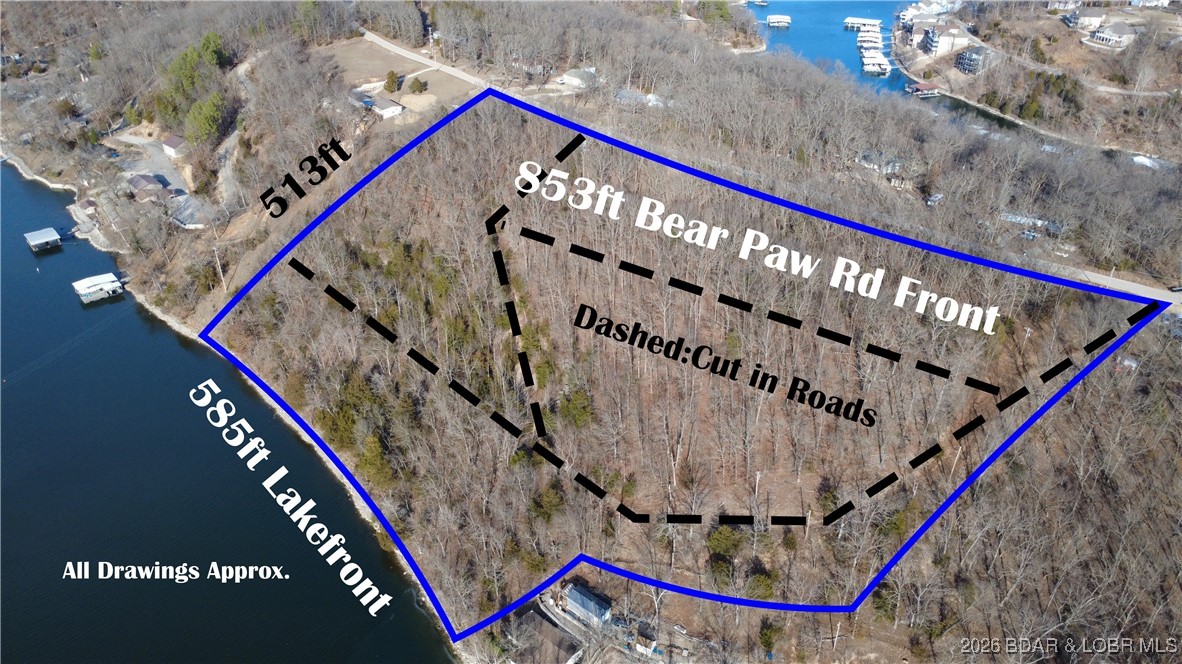 Bear Paw Road Camdenton, MO 65020 - Photo 3 of 17 Dashed lines are roughed in roads. 4x4 recommended