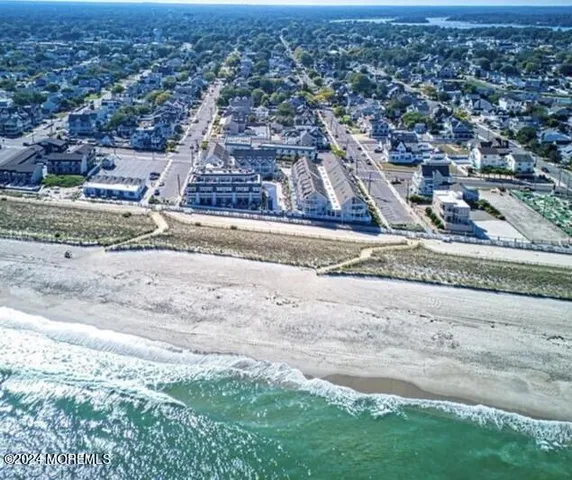 an aerial view of a building