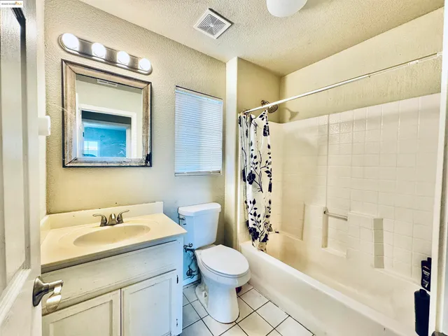 an empty room with a natural light