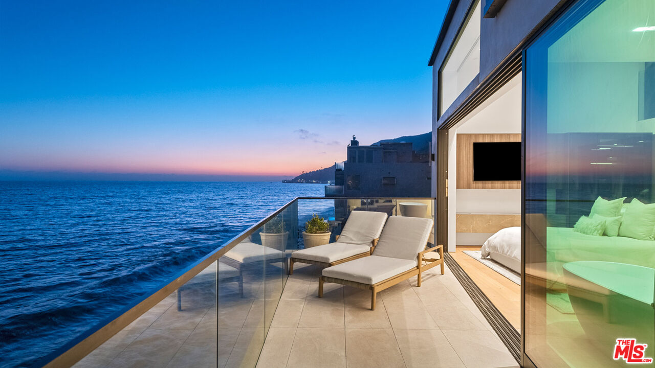 18954 Pacific Coast Highway Malibu, CA 90265 - Photo 68 of 70 a roof deck with table and chairs