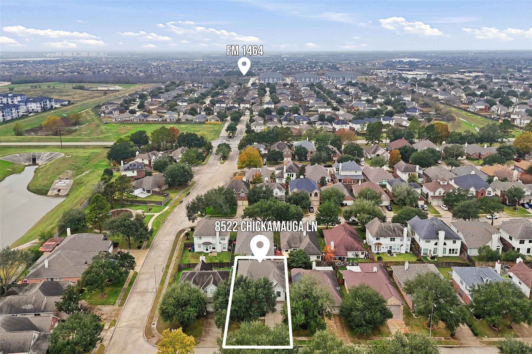 8522 Chickamauga Lane Houston, TX 77083 - Photo 29 of 33 an aerial view of a city