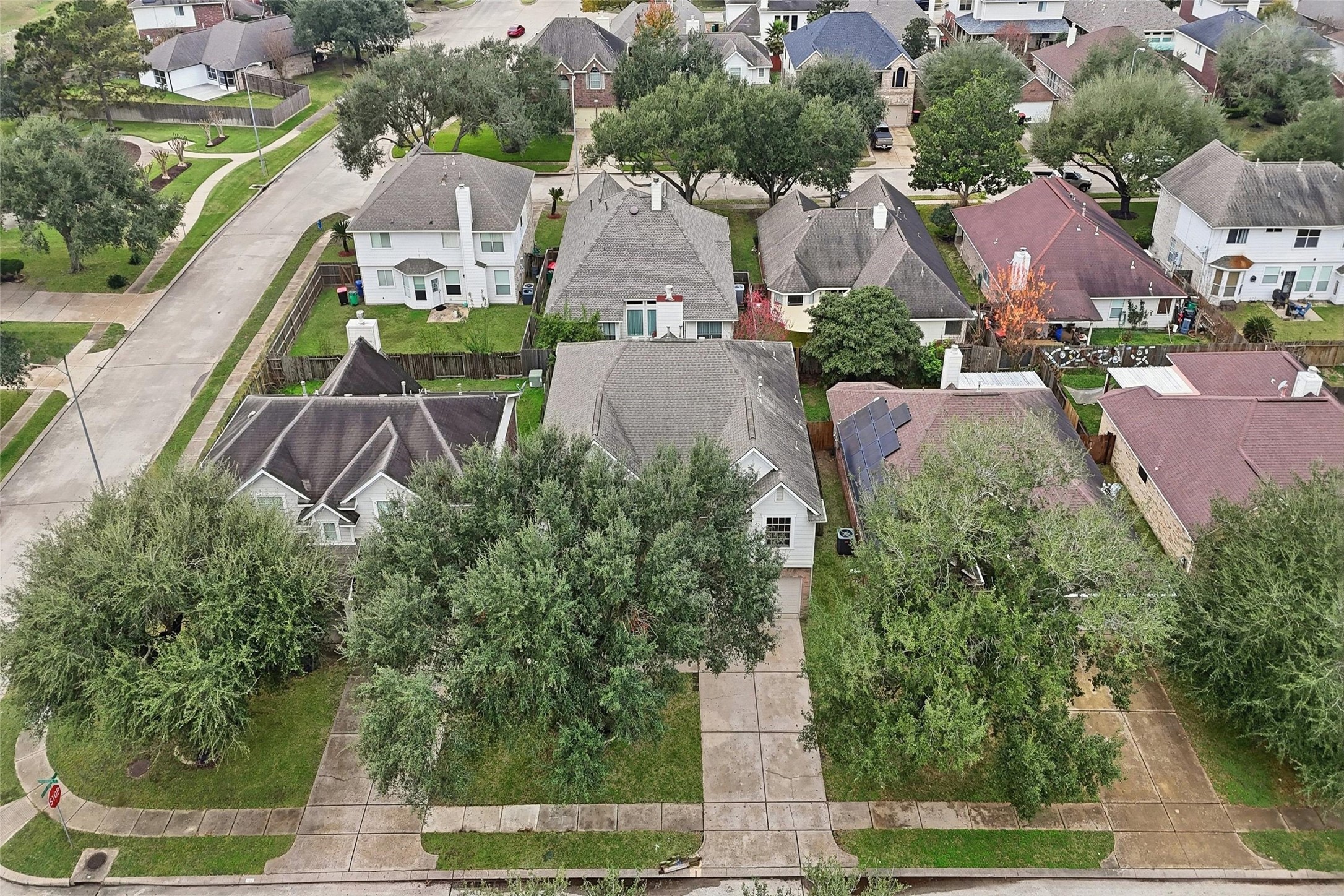 8522 Chickamauga Lane Houston, TX 77083 - Photo 30 of 33 an aerial view of residential houses with outdoor space and street view