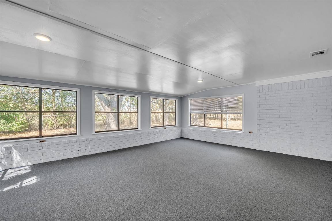 310 Hruskaville Road Temple, TX 76501 - Photo 20 of 21 Unfurnished sunroom featuring lofted ceiling