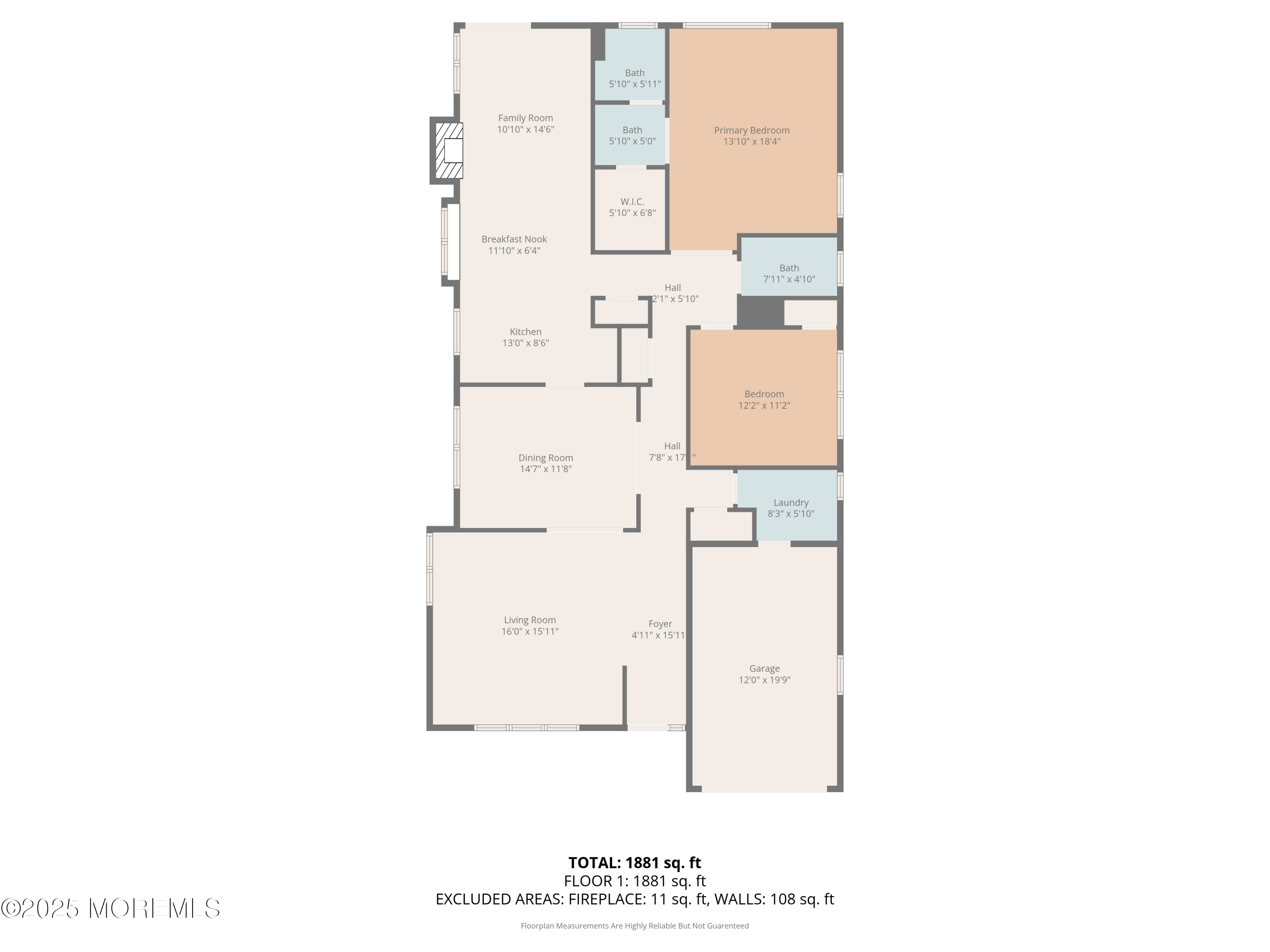 41 Red Hill Road Manchester Township, NJ 08759 - Photo 39 of 39 a picture of a floor plan