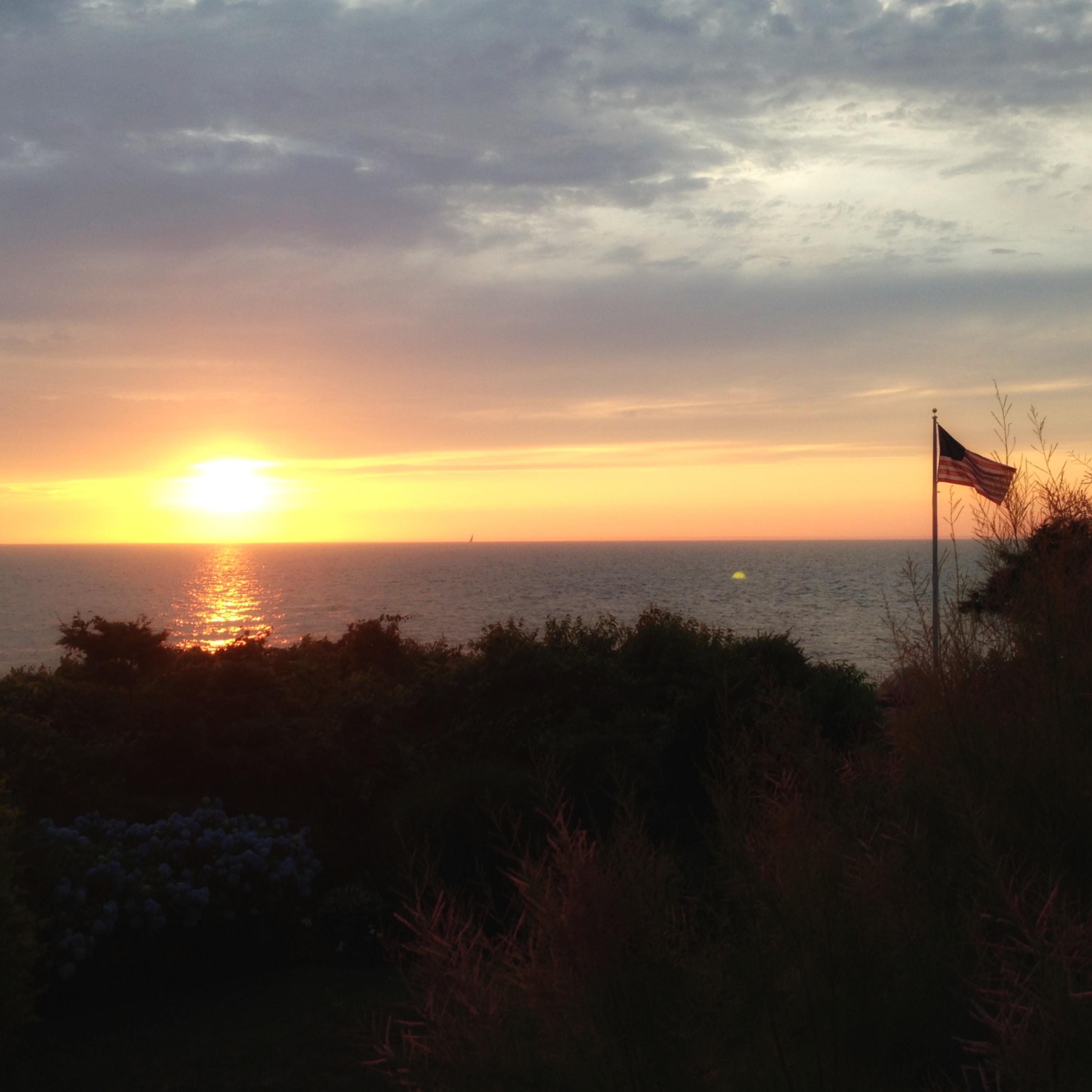 a view of city and a lake