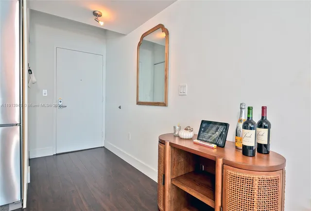 a view of workspace with wooden floor workspace