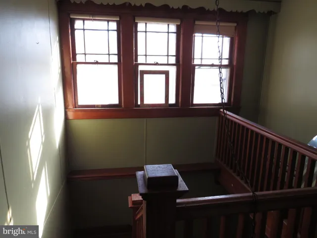 a view of balcony with a window