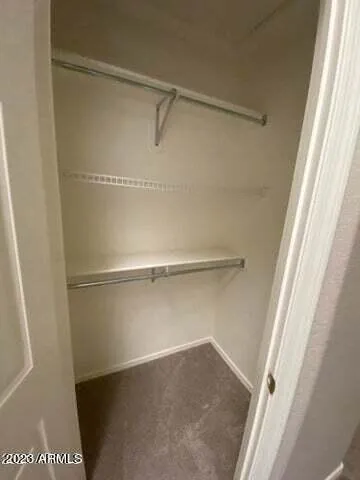 a close view of closet