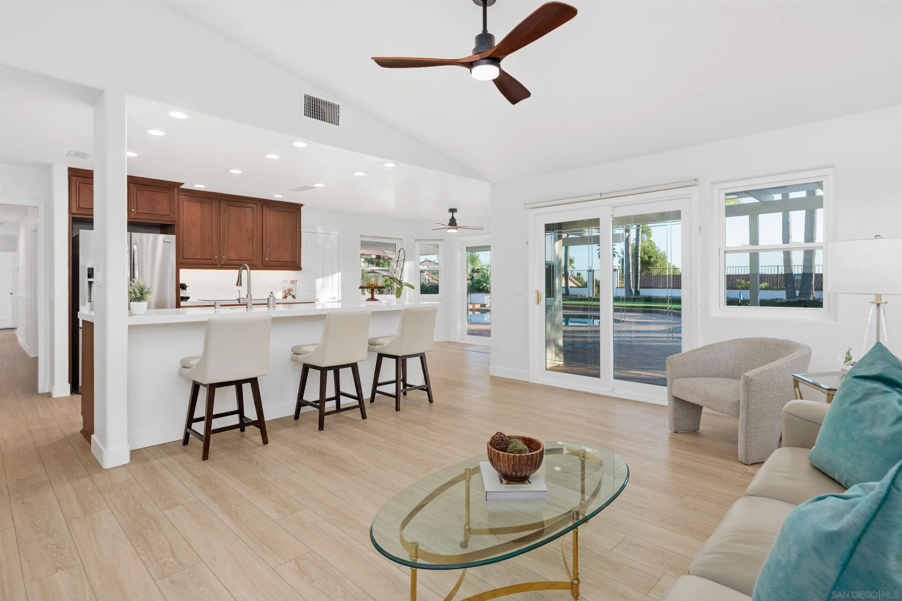 1611 Stoneridge Circle Escondido, CA 92029 - Photo 9 of 30 a living room with furniture and a wooden floor
