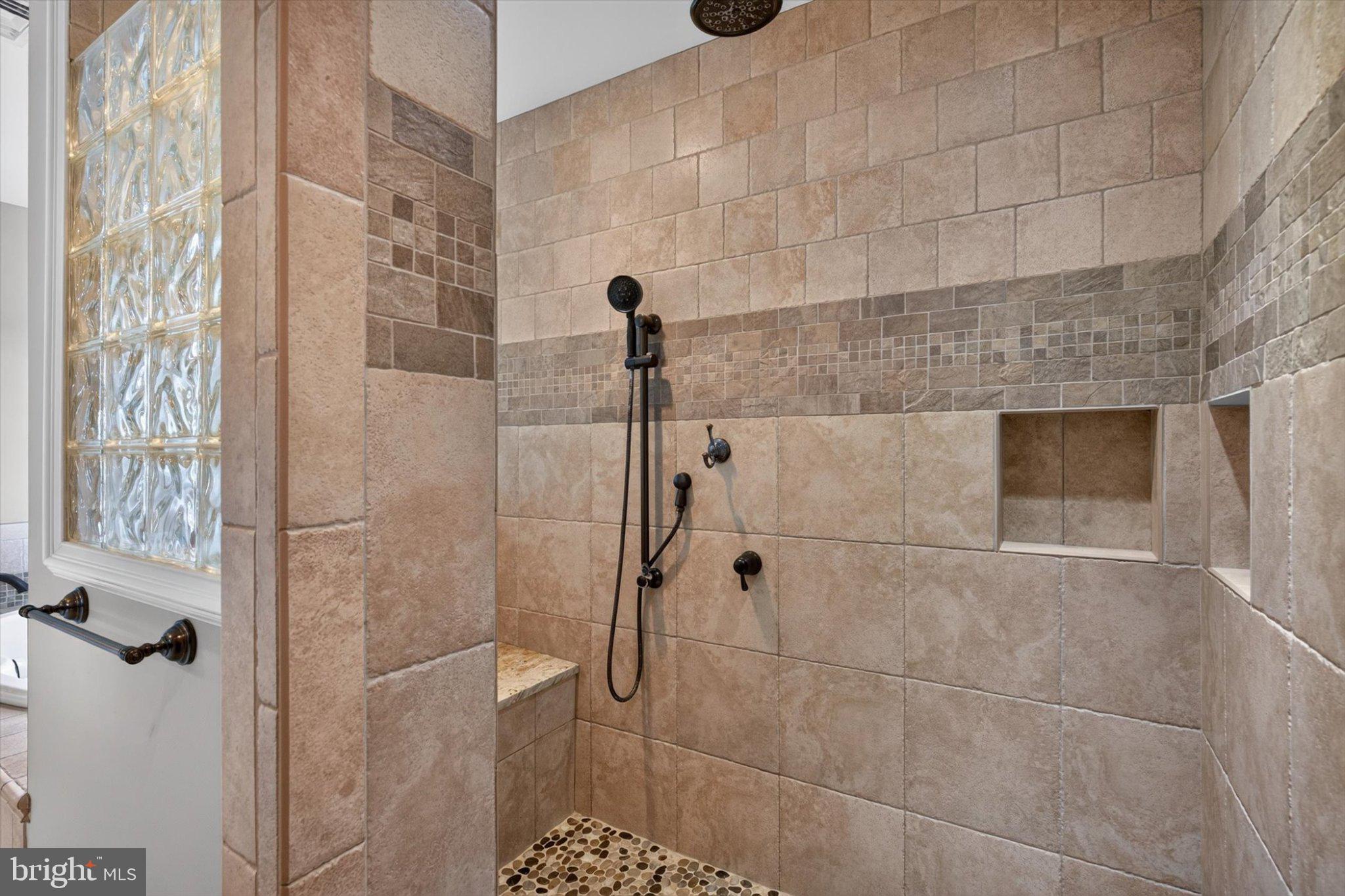 6505 Plowman Ridge Harrisburg, PA 17112 - Photo 32 of 83 Elegant tiled shower oasis.