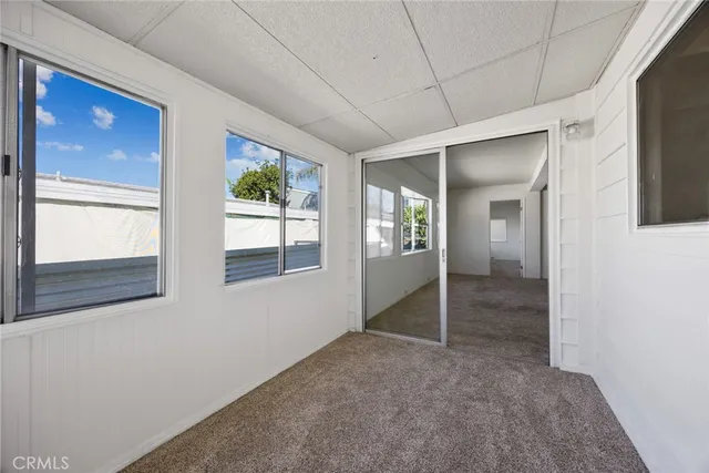 a room with dryer and washer