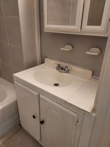 a close view of utility room