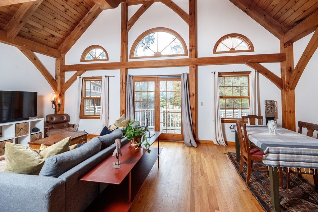 77 Swamp Road Montague, MA 01351 - Photo 11 of 35 a living room with furniture fireplace and flat screen tv