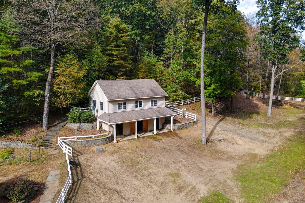 77 Swamp Road Montague, MA 01351 - Photo 7 of 35 an aerial view of a house with a yard