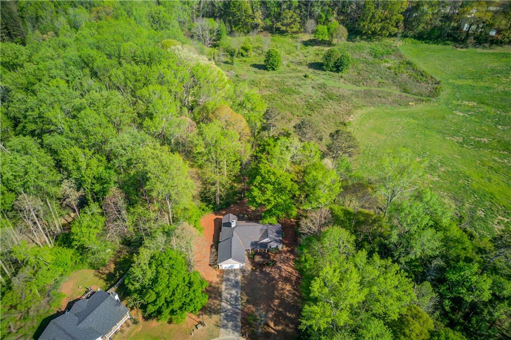925 Nature Trail Bethlehem, GA 30620 - Photo 40 of 41 an aerial view of residential house with outdoor space and trees all around