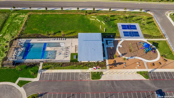 a view of outdoor space with seating