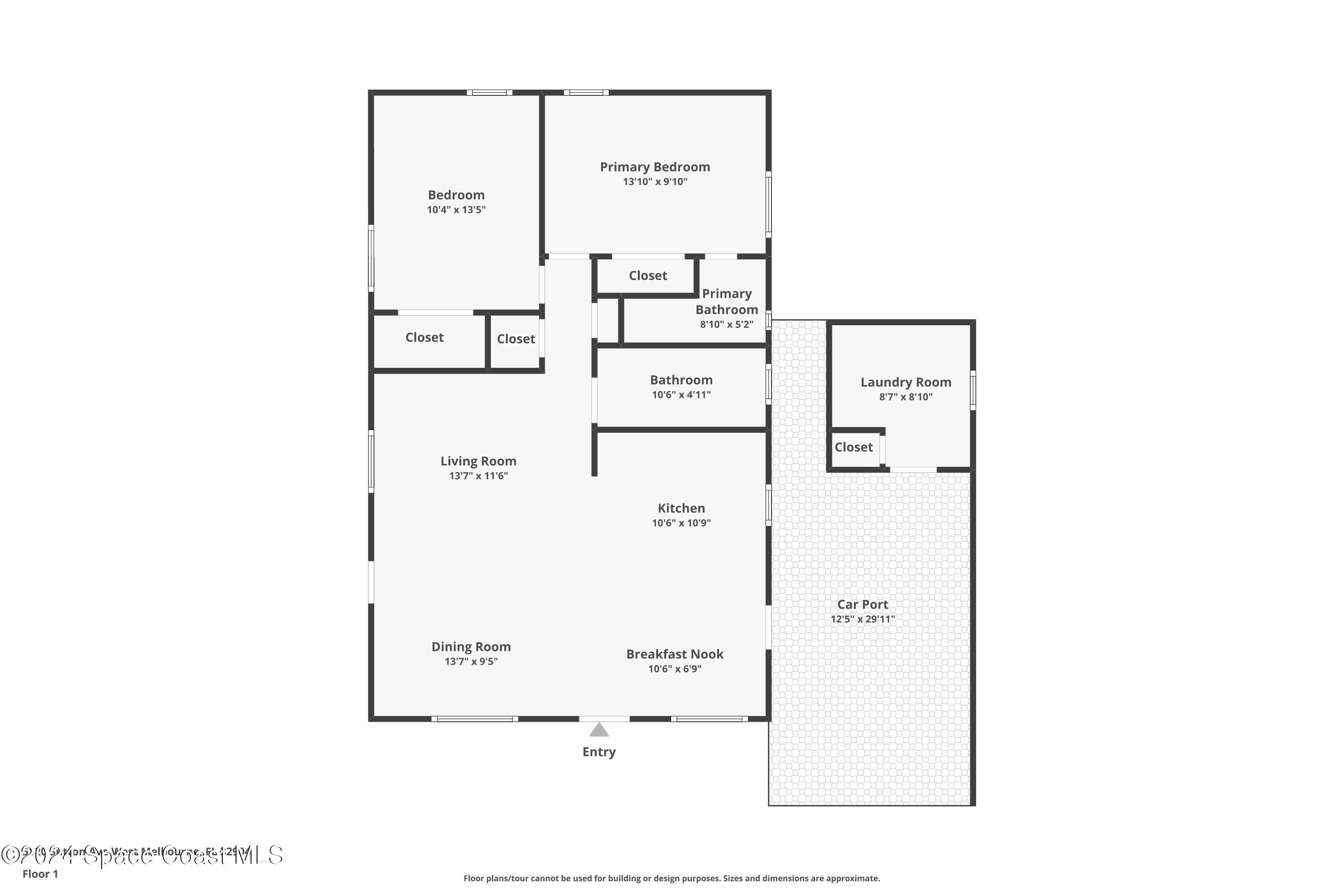 5120 Sutton Avenue Melbourne, FL 32904 - Photo 35 of 38 a picture of a floor plan