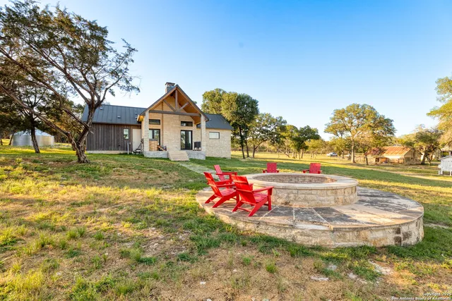 a view of a lake with a city
