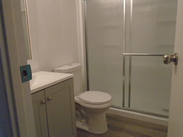 a bathroom with a sink and a toilet