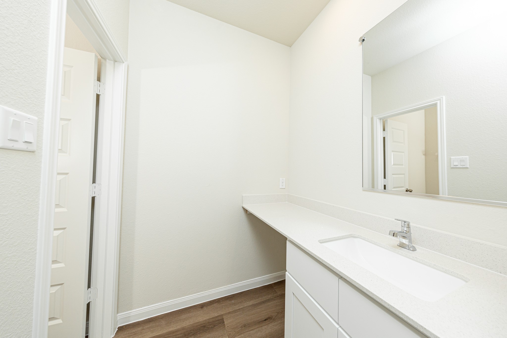 13651 Kit Run Splendora, TX 77372 - Photo 16 of 27 a bathroom with a sink and a mirror