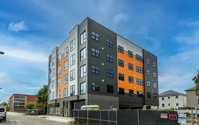 a front view of a building