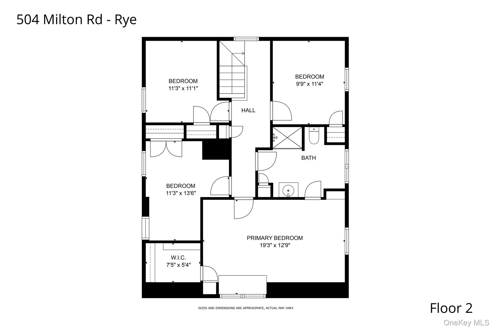 504 Milton Road Rye, NY 10580 - Photo 36 of 37 Floor Plan - Second Floor