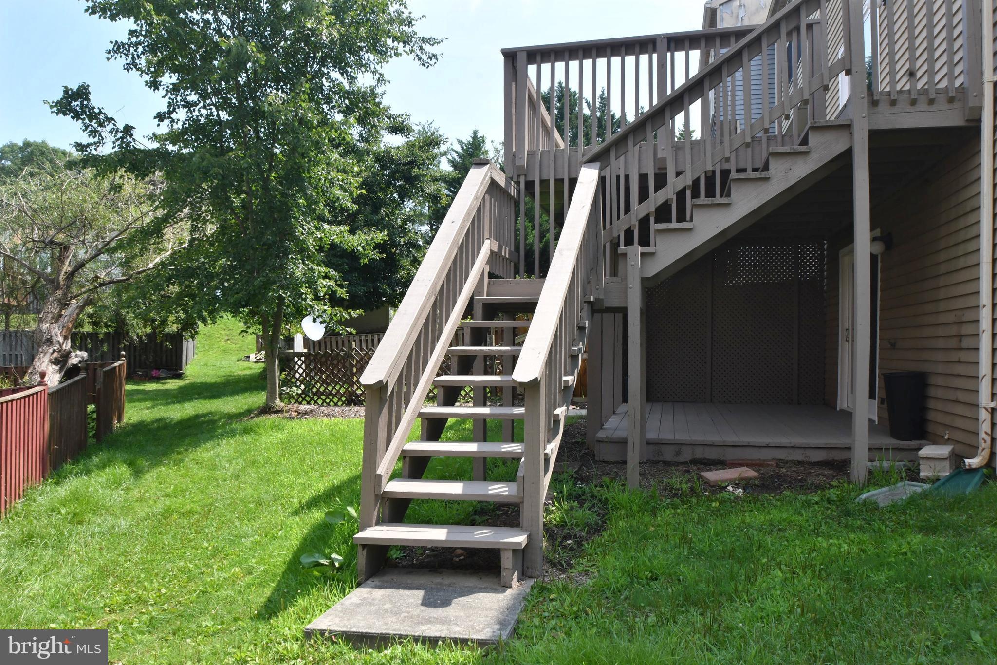 5010 Clifford Road Perry Hall, MD 21128 - Photo 26 of 30 Deck Stairs to Yard