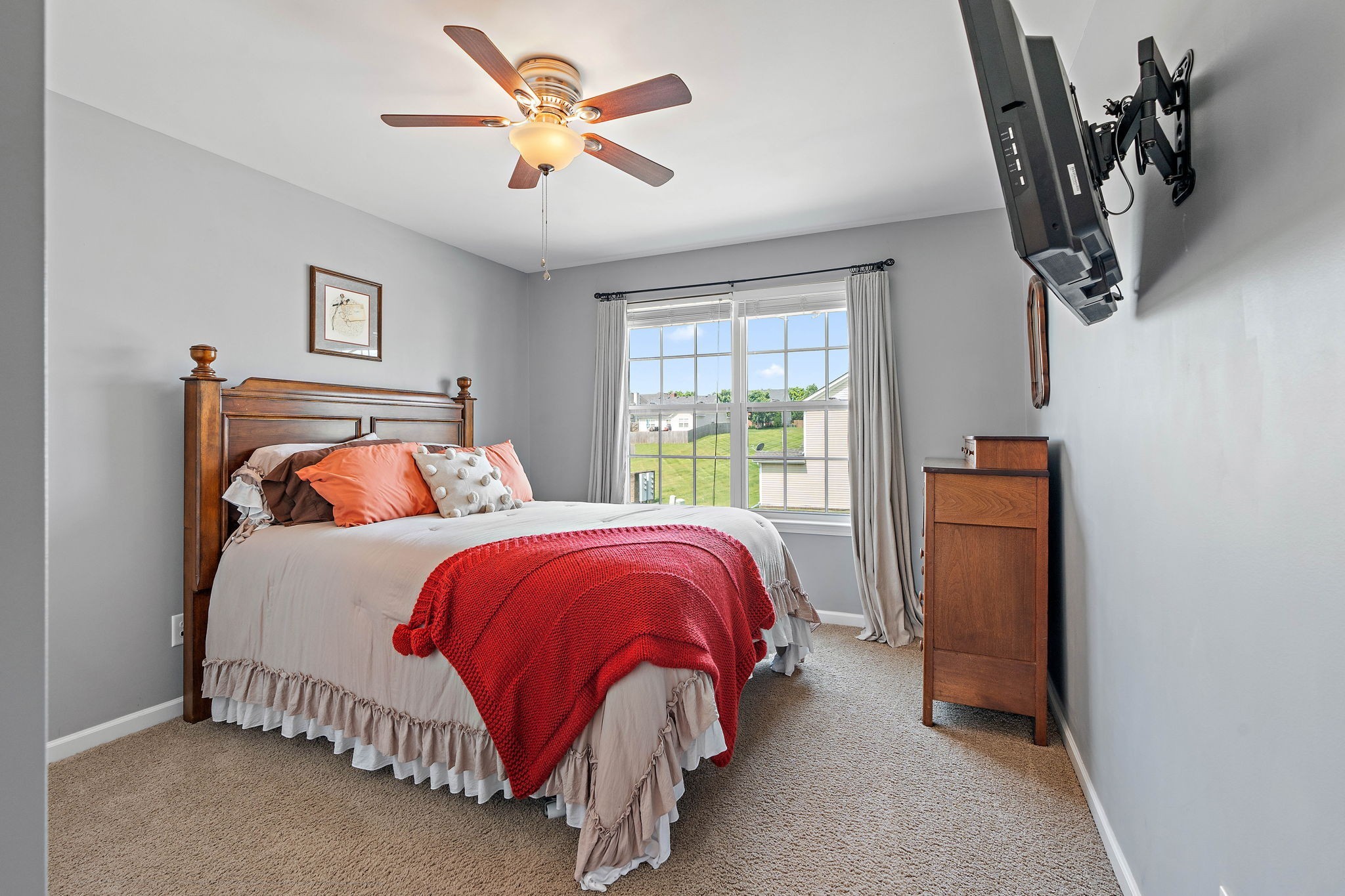 1071 Muna Court Spring Hill, TN 37174 - Photo 23 of 50 a bedroom with two beds and a window