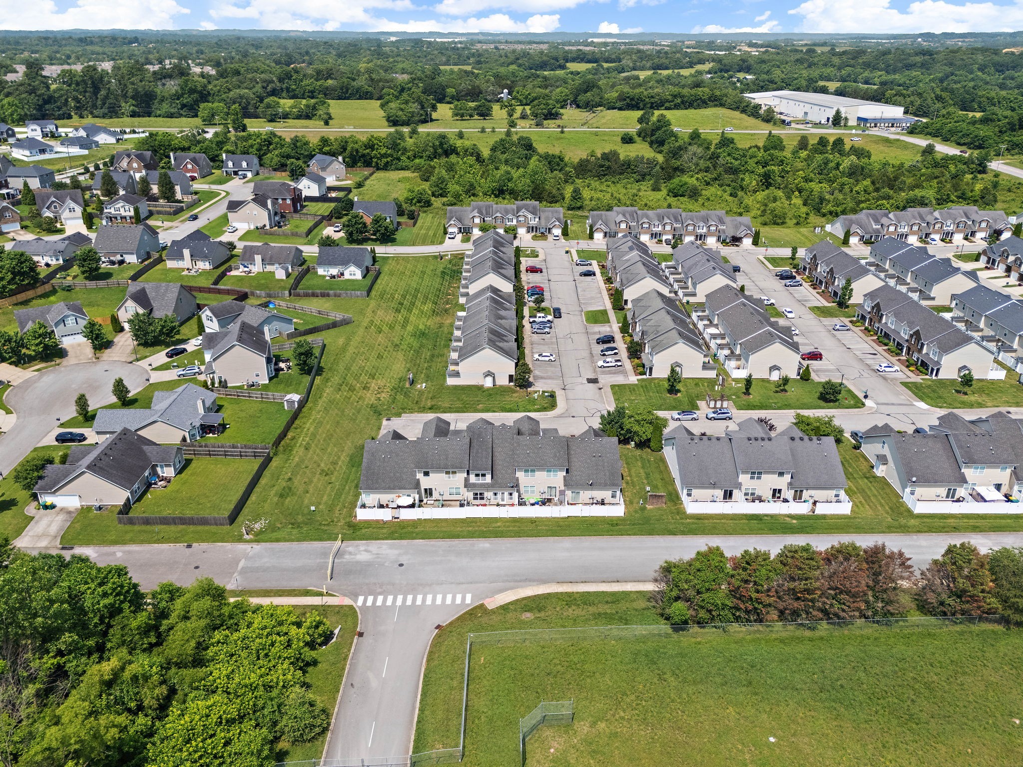 1071 Muna Court Spring Hill, TN 37174 - Photo 43 of 50 an aerial view of a house with a garden