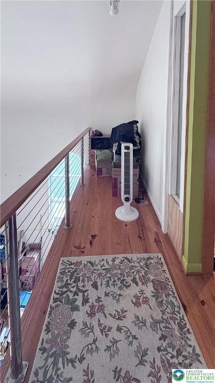 608 McKinley Street Hazleton, PA 18201 - Photo 31 of 59 a view of a hallway with wooden floor