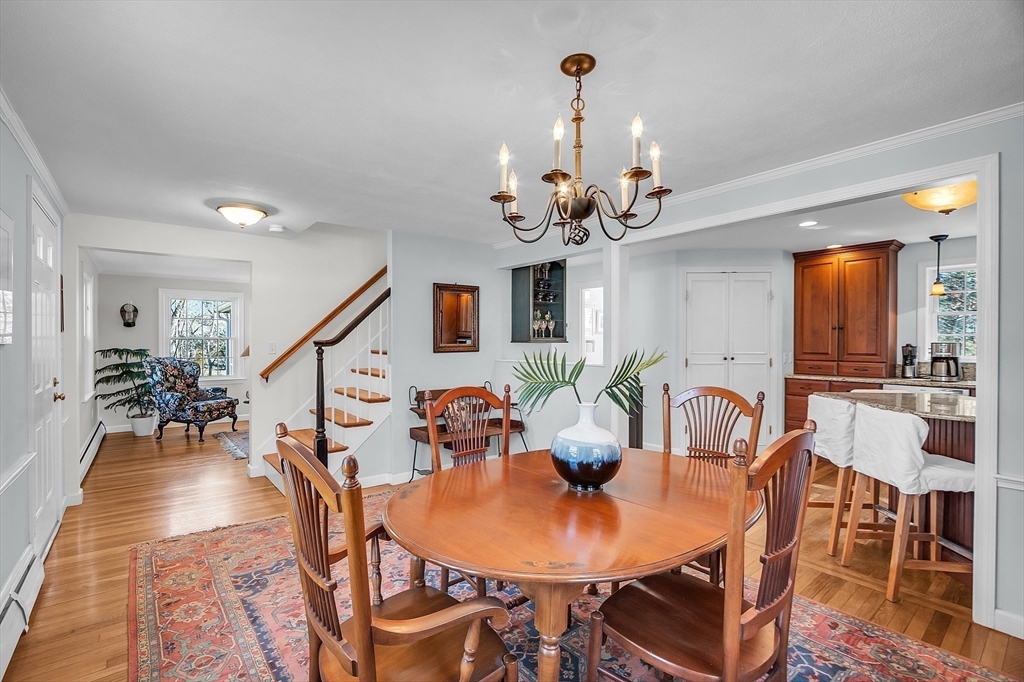 3 Notre Dame Road Acton, MA 01720 - Photo 3 of 35 a view of a dining room with furniture and wooden floor