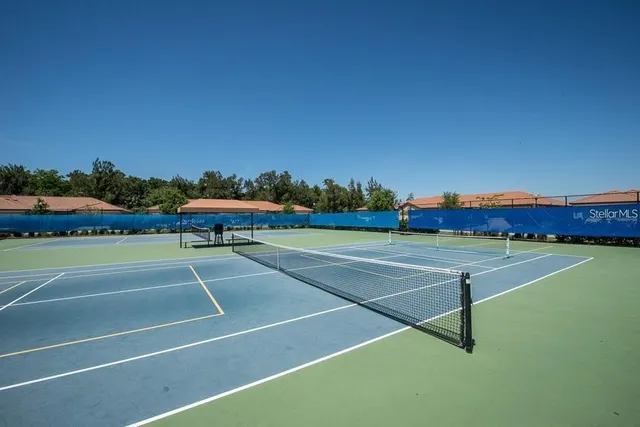 a view of a tennis court
