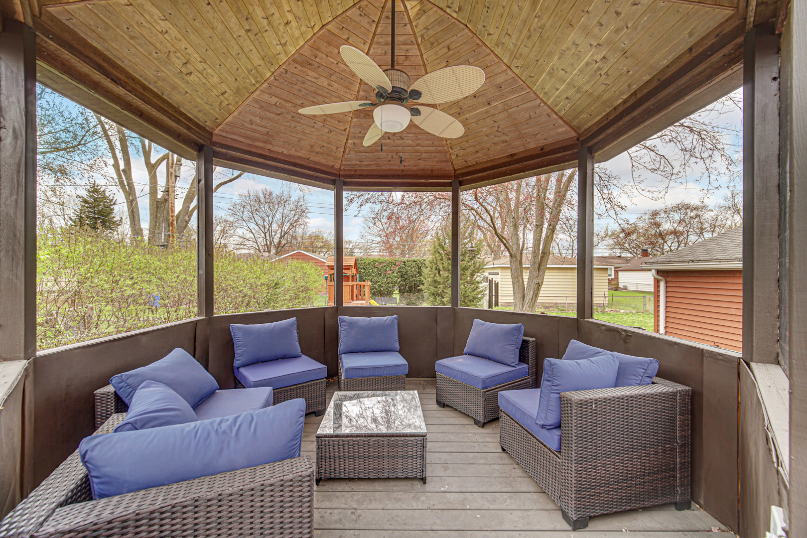 1202 Birch Drive Mount Prospect, IL 60056 - Photo 16 of 22 a living room with furniture and a large window