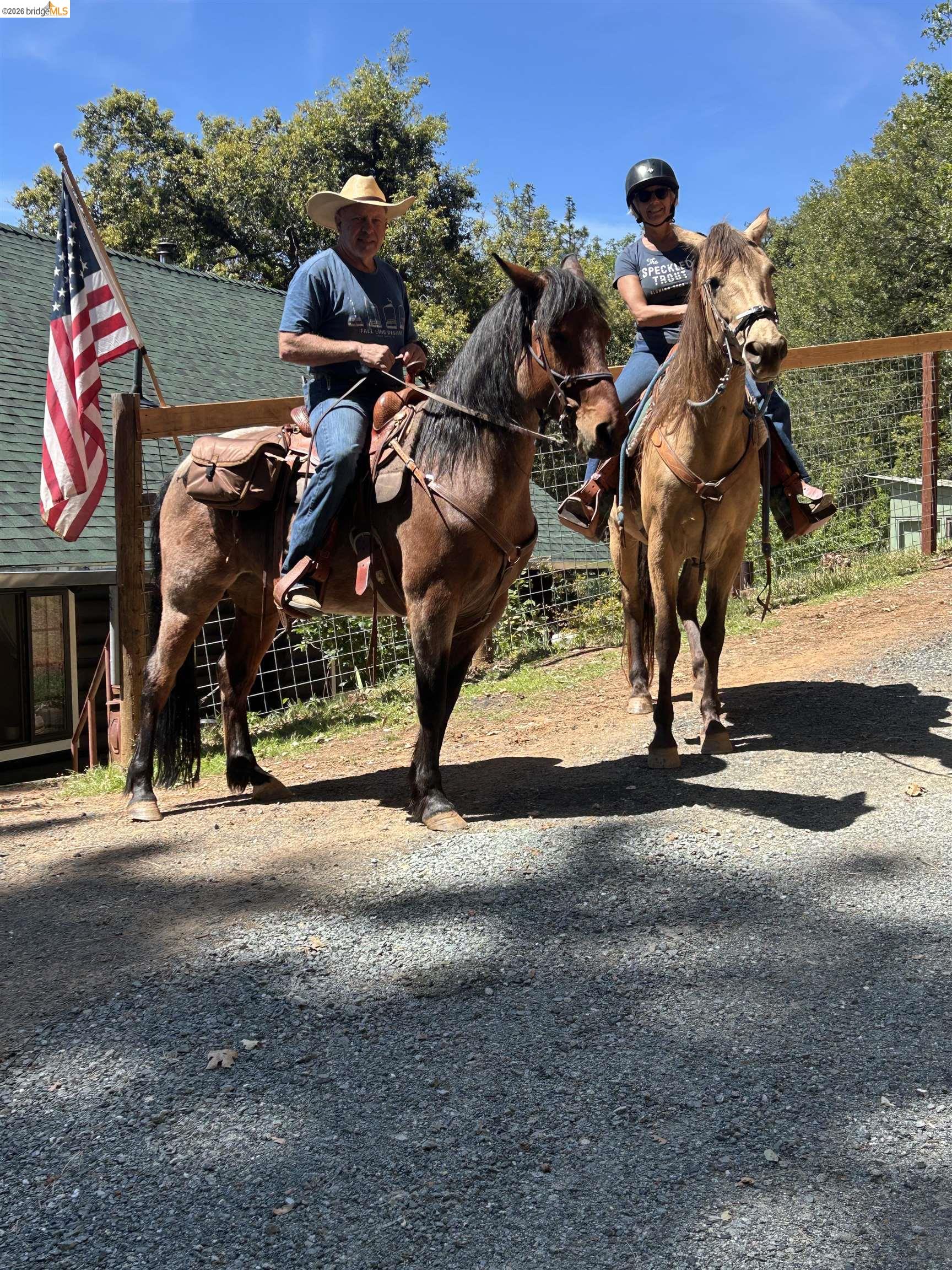 16144 Big Hill Road Sonora, CA 95370 - Photo 59 of 59 Sellers with their horses before riding off for a lunch break.