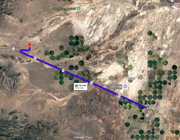 2.27ac Container/cabin Home Beryl, UT 84714 - Photo 20 of 24 020. Google Map Image 1