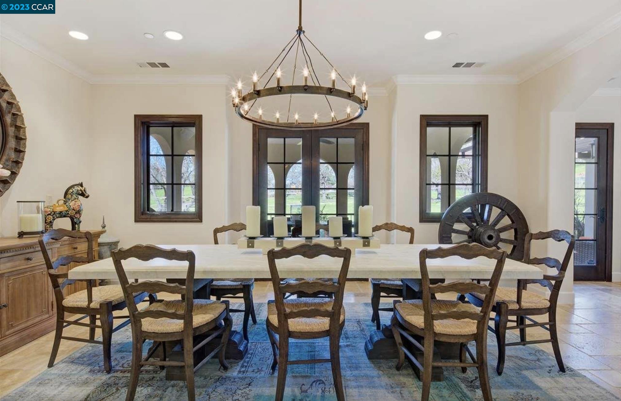 23 Eckley Lane Walnut Creek, CA 94596 - Photo 15 of 47 a view of a dining room with furniture window and outside view
