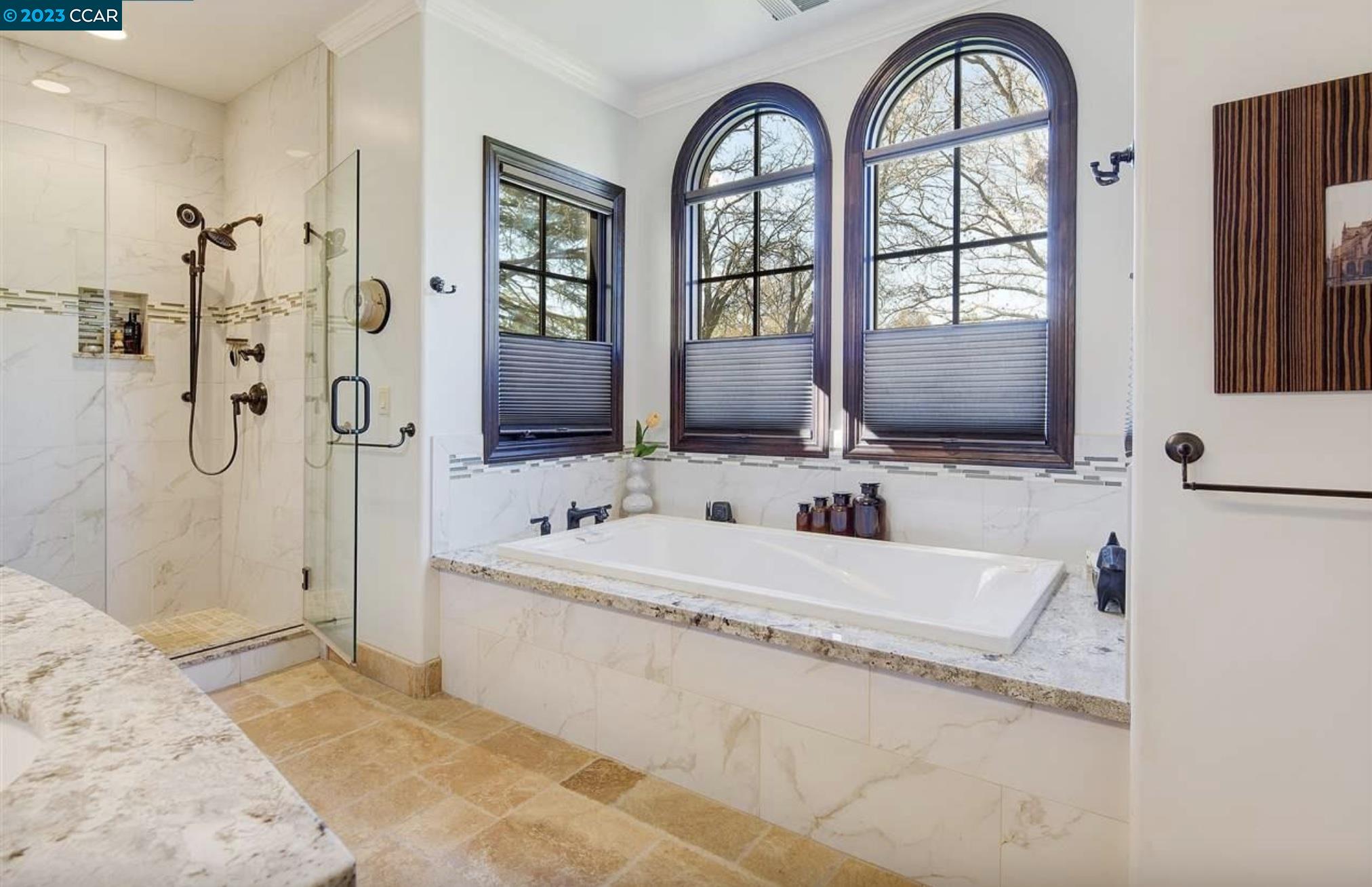 23 Eckley Lane Walnut Creek, CA 94596 - Photo 28 of 47 a bathroom with a tub sink and mirror