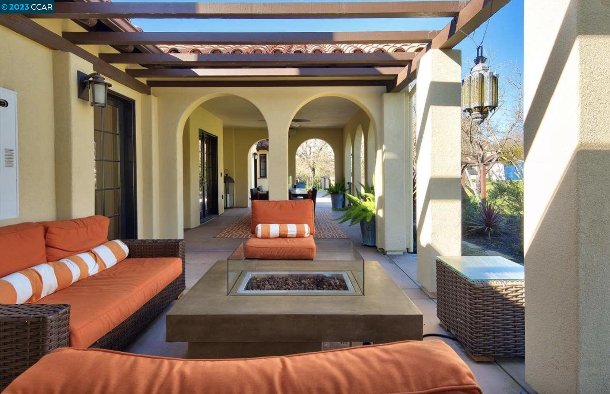 23 Eckley Lane Walnut Creek, CA 94596 - Photo 35 of 47 a living room with furniture and a fireplace