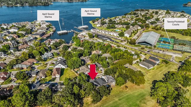 a front view of a building