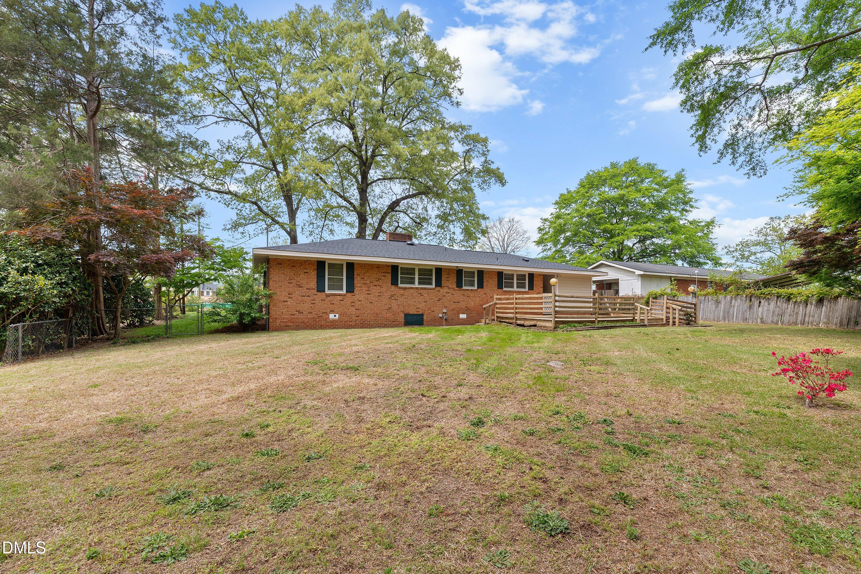 8413 Fayetteville Road Raleigh, NC 27603 - Photo 31 of 43 large rear yard