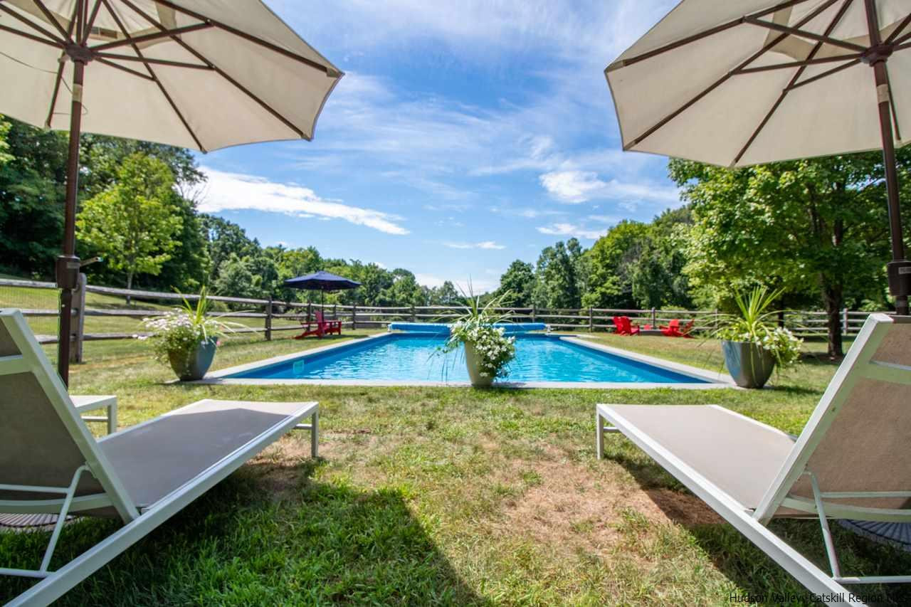 173 Peak Road Stone Ridge, NY 12484 - Photo 20 of 34 swimming pool view with a seating space