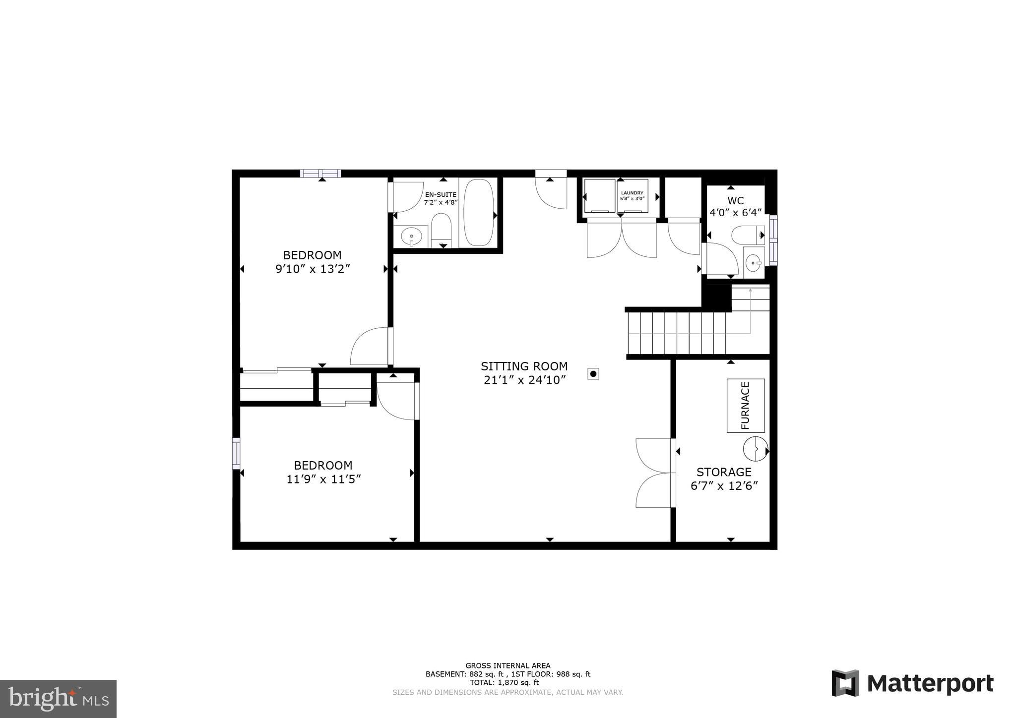 12118 Livingston Street Silver Spring, MD 20902 - Photo 42 of 42 Basement level floor plan
