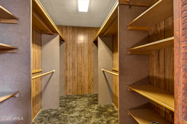 a view of walk in closet