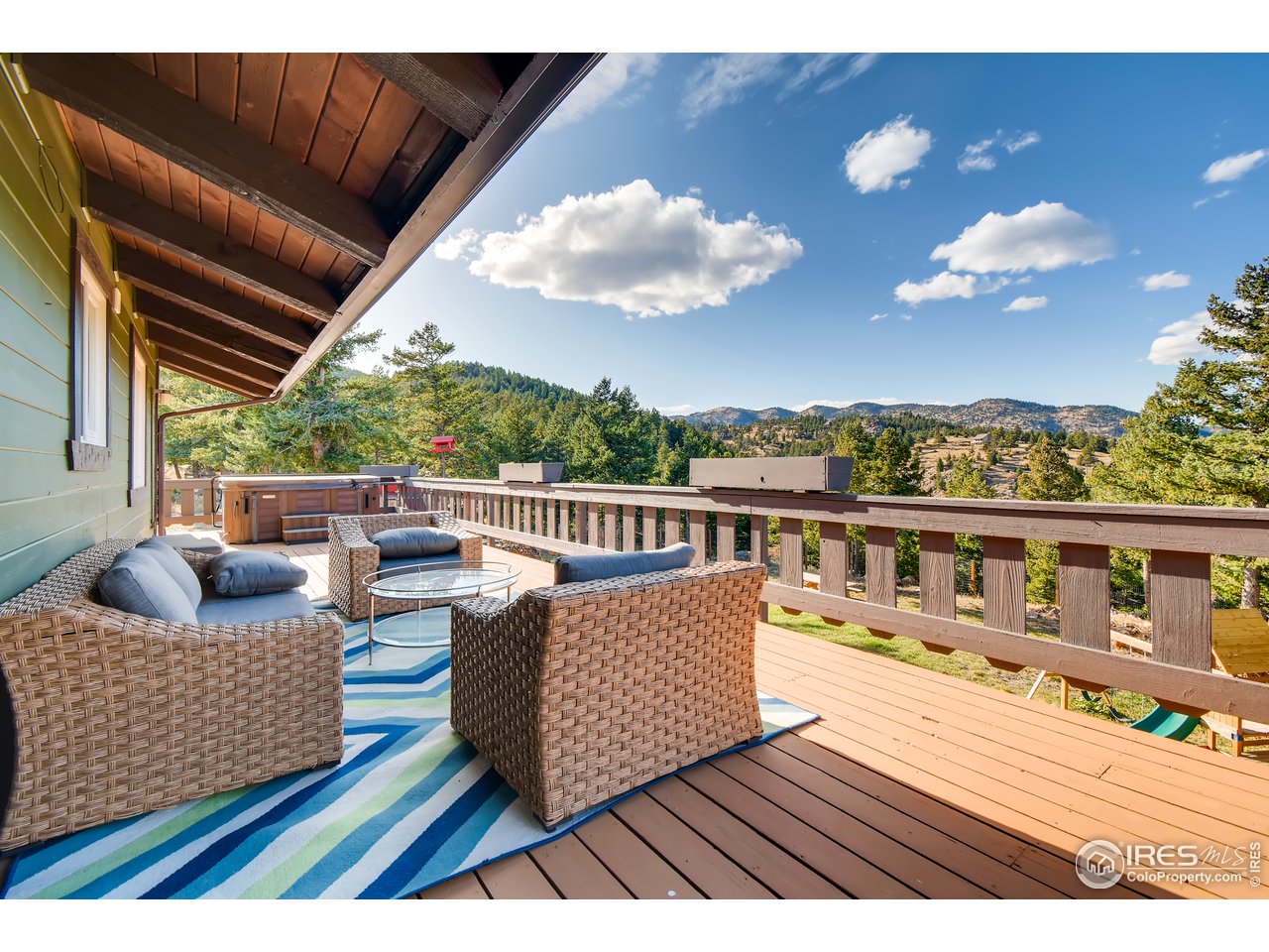 1069 Brook Road Boulder, CO 80302 - Photo 22 of 38 1400sqft deck + hot tub