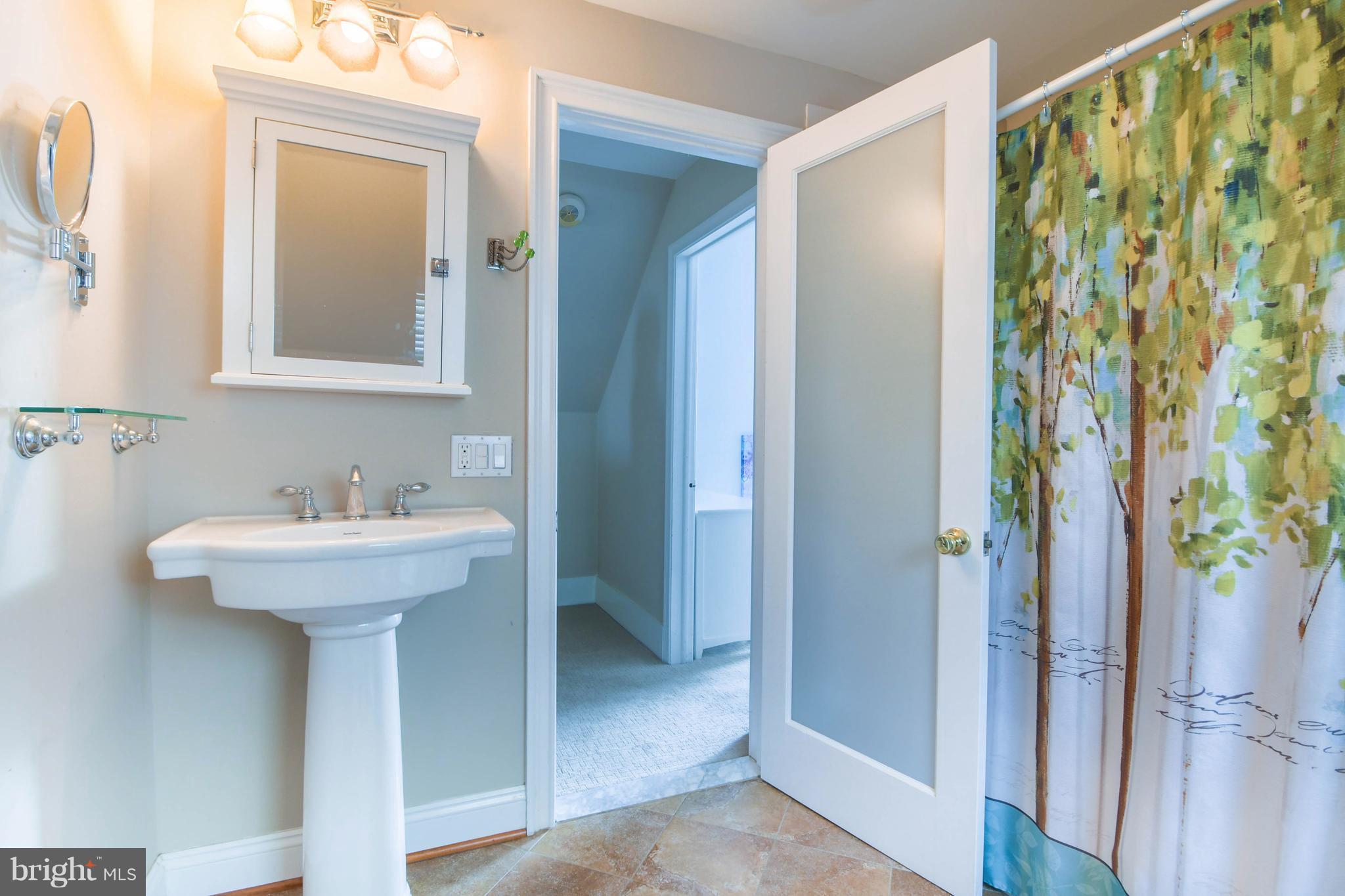 106 Enfield Road Baltimore, MD 21212 - Photo 21 of 27 a bathroom with a sink and a mirror