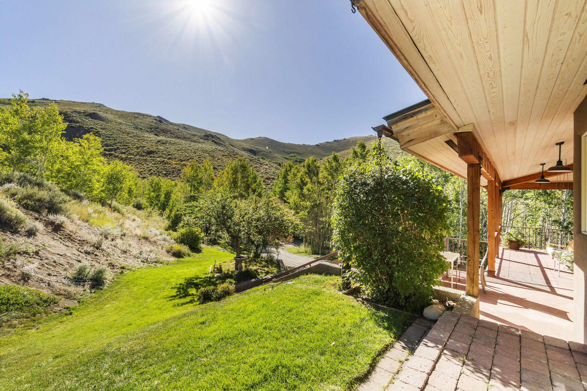 97 Croesus Crk Road Blaine County, ID 83333 - Photo 50 of 54 Patio Outside Main BR