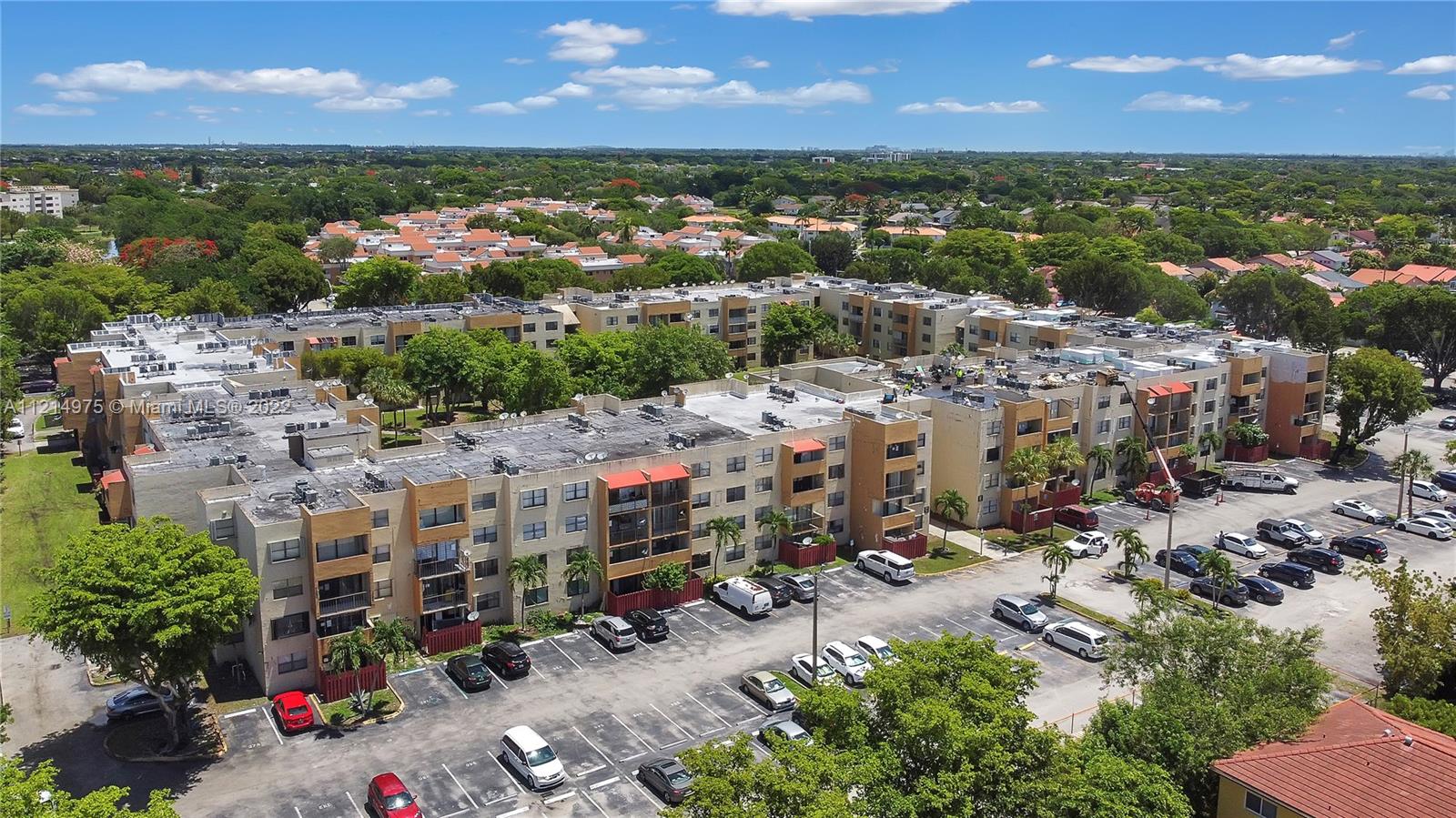8002 Southwest 149th Avenue, Unit B201 Miami, FL 33193 - Photo 11 of 18 an aerial view of residential houses with outdoor space