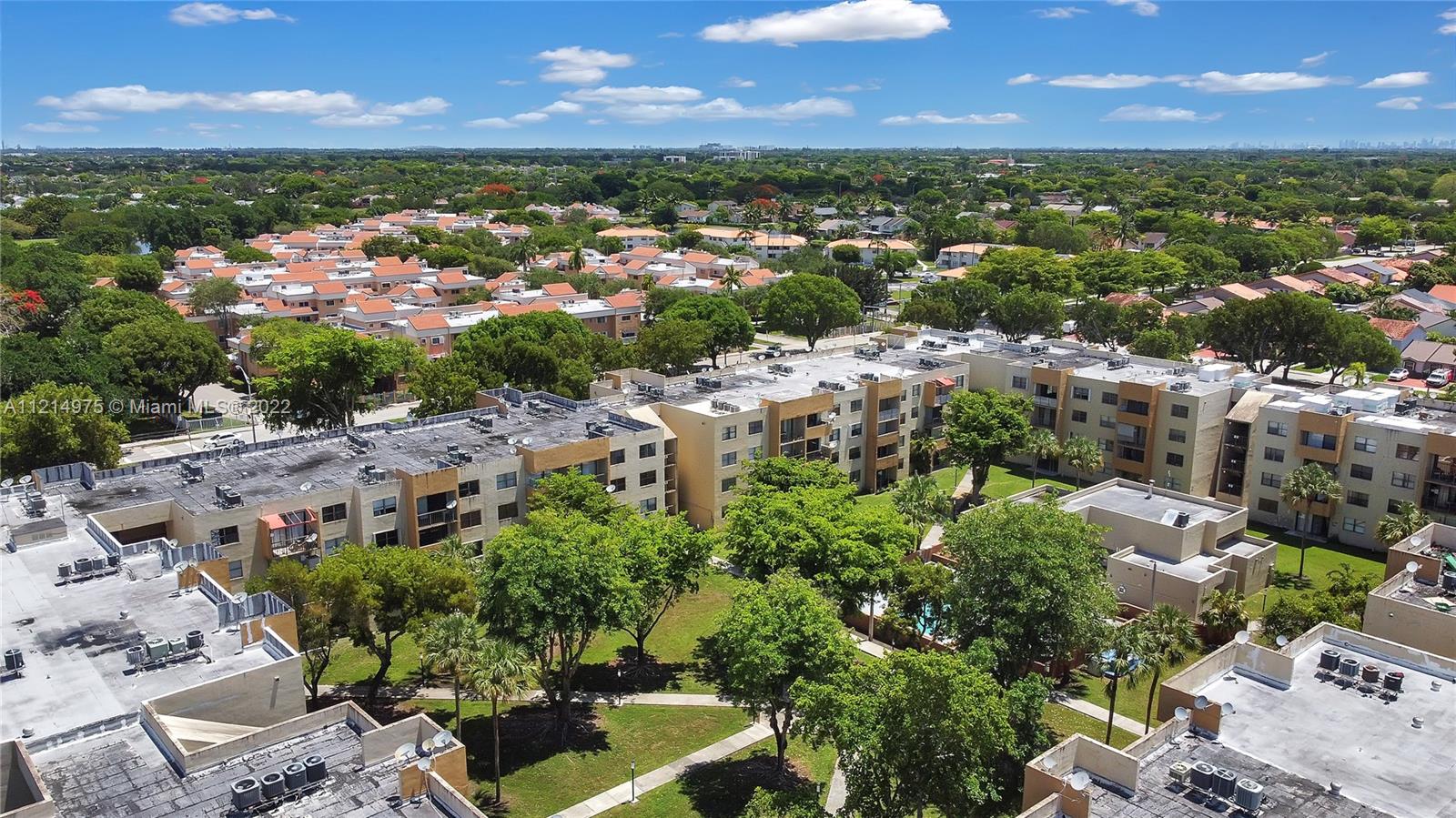 8002 Southwest 149th Avenue, Unit B201 Miami, FL 33193 - Photo 12 of 18 an aerial view of residential houses with outdoor space